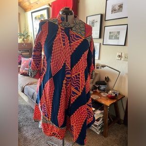 Zuri African Print Cotton Dress
